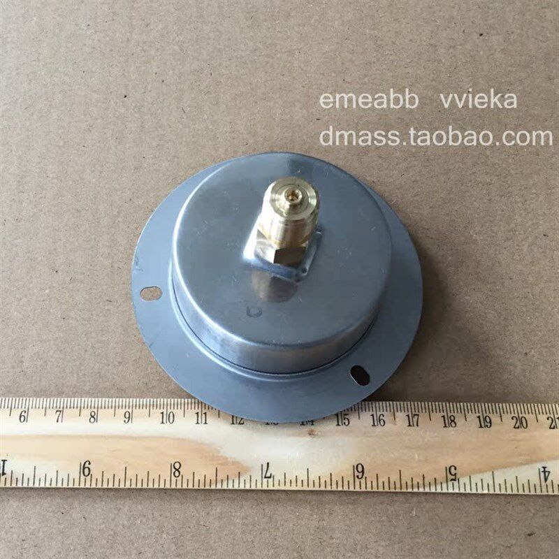 不锈钢耐震压力表0-60MPA/8700PSI气压表铜接头M14*1.5牙轴向