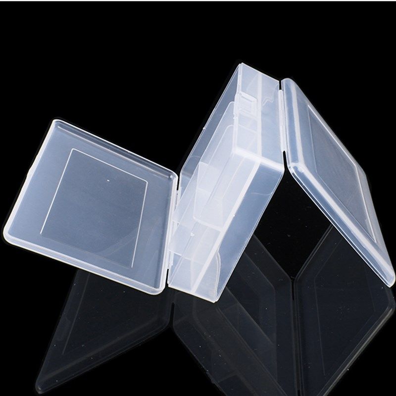 双层多格元件盒电子IC零件盒螺丝芯片分类整理收纳盒贴片透明盒子