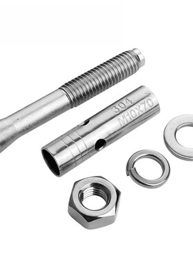 M18M20 304不锈钢膨胀螺丝加长国标拉爆螺栓x10x12x15x16x18x20cm