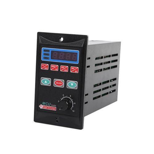 MCU数显调速器220V单相交流电机微型变频6/15/40/60/90W200/750瓦
