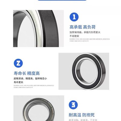 高速轴承61800 61801 61802 61803 61804 61805 61806 ZZ RS薄壁