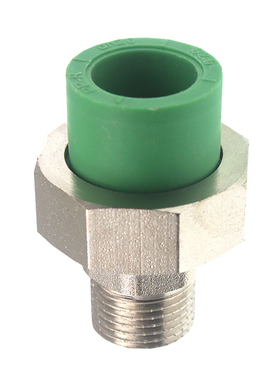 绿色PPR外丝铜活接 20 25 32 40 50 63 75外牙铜活接 ppr水管配件