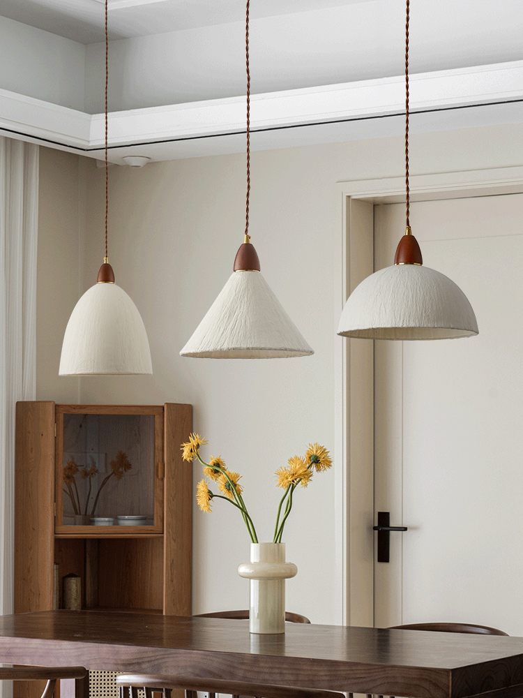 手工宣纸吊灯Wabi-Sabi风格餐厅，书房，卧室，床头灯，民宿茶室