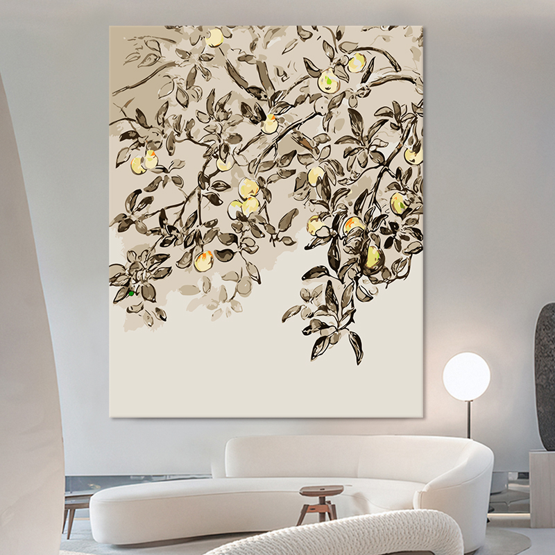 数字油画diy手工填充填色画手绘高级感丙烯画客厅简约油彩装饰画图片