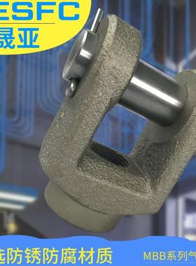 MBB/MDBB气缸附件Y接头Y-03M/04M/05M/06M/08M/10M 32 40 50 63