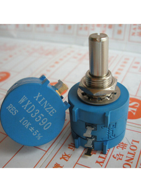 。WXD3590S XINZE 2W线绕电位器 出口精密多圈电位器10K+-5%