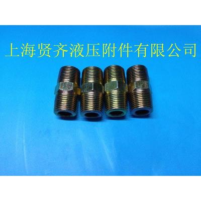 液压油管接头 外丝直通 ZG1/8 ZG1/4 ZG3/8 ZG1/2 ZG3/4 ZG2寸