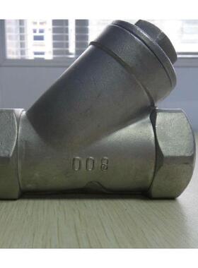 GL11W-16P 201/304 不锈钢丝口Y型过滤器 螺纹过滤器4分6分1寸