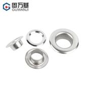 不锈钢气眼扣鸡眼扣防锈气眼扣浴帘户外帐篷布空心铆钉大全国标