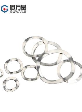 304不锈钢三波峰垫圈波形弹簧垫片波浪垫圈弹性垫圈M3M4M5M6M8M31
