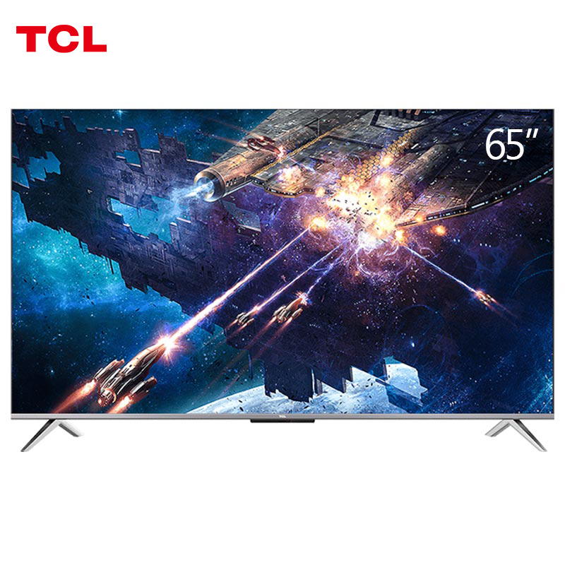 TCL 官方 65V8M（65英寸）全面屏8K解码智慧屏AI声控智能平板电视