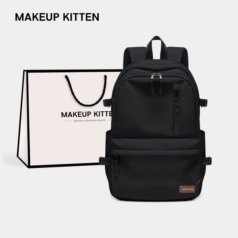 MAKEUP KITTEN轻便双肩包男女生2025电脑背包通勤旅行大容量书包