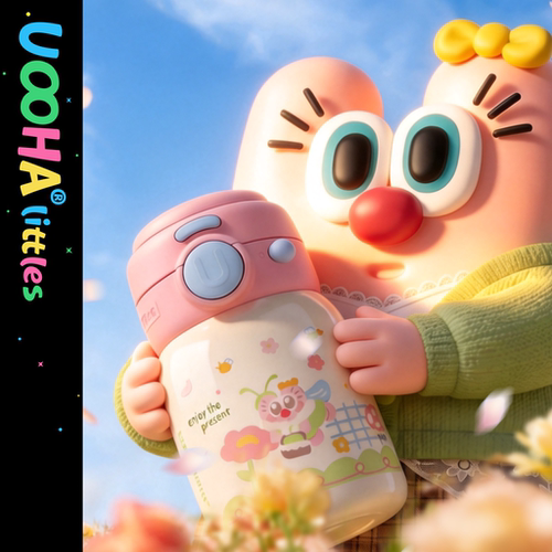 uooha迷你吨双饮保温杯女可爱