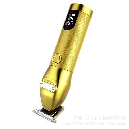 跨境热金u电sb充液晶数显推油头理发器属机身陶瓷刀JM-751雕刻电