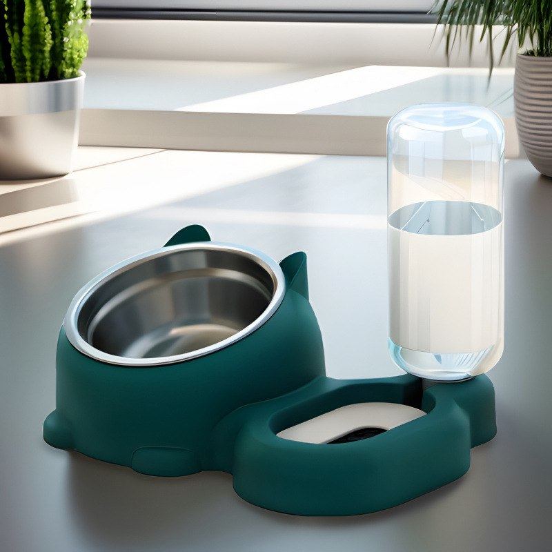 猫咪碗猫双碗食宠物用品喂食猫咪打翻狗狗碗水饭盆饮水饭碗盆自动,宠物/宠物食品及用品,宠物智能碗,淘宝优惠券,粉丝福利购,淘宝优惠卷