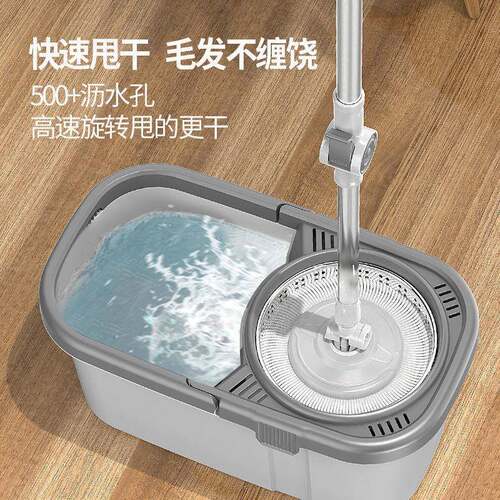 甩旋转拖拖地神器自动式水拖把布桶无品牌/干脱2023新款一拖净家
