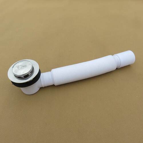浴缸弹下水器跳 浴桶下无品牌/水 淋踩浴房弹木桶 脚跳式浴缸下水