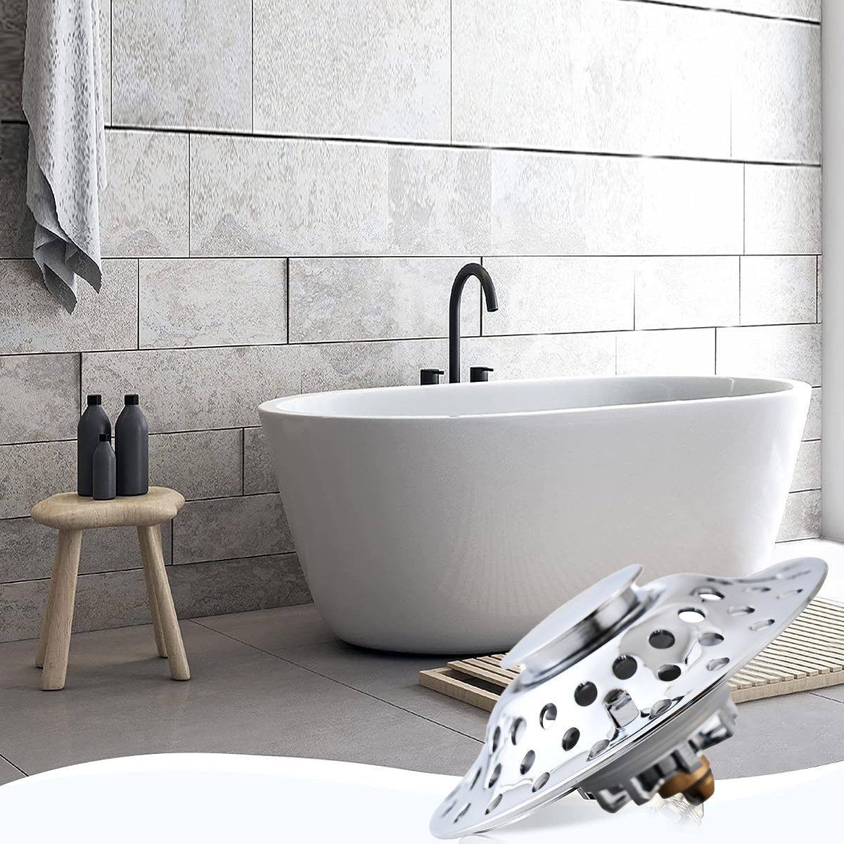 亚马逊热销浴缸下水器全铜器防堵塞防臭式外贸下水按压浴缸下水,家装主材,下水器,淘宝优惠券,粉丝福利购,淘宝优惠卷