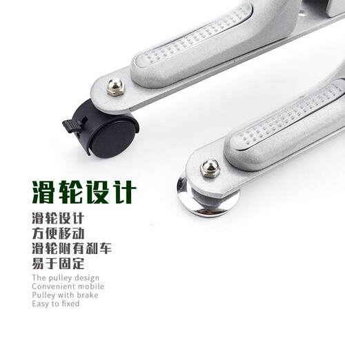 移动屏风屏支架动 铝合金移小型屏风衡脚平移动屏风屏风隔断支架