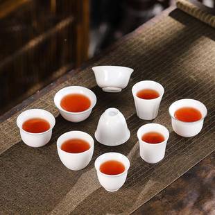 羊白脂玉JH012202功夫茶杯单主人杯品茶茗杯瓷茶杯客人杯泡杯白瓷