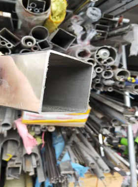 201不锈钢方管圆管304装饰拉丝管316L不锈钢矩形管椭圆管深灰色1.