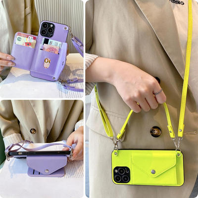 女款全包硅胶软壳时尚斜挎防摔