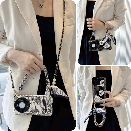 女款全包硅胶软壳时尚斜挎防摔