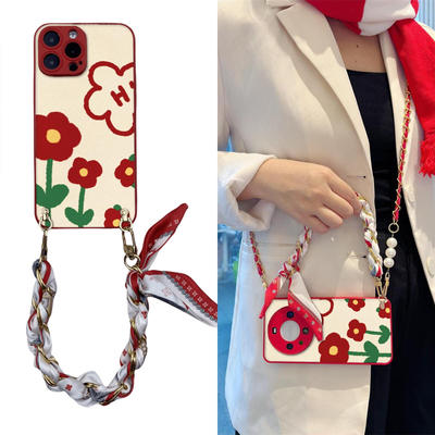 女款全包硅胶软壳时尚斜挎防摔