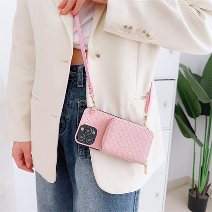 小米14红米note13pro+斜挎手机壳turbo适2用ultra超k薄9火8情7侣6高5级4新3款1女0可s爱e皮g质x零a钱g包civi3