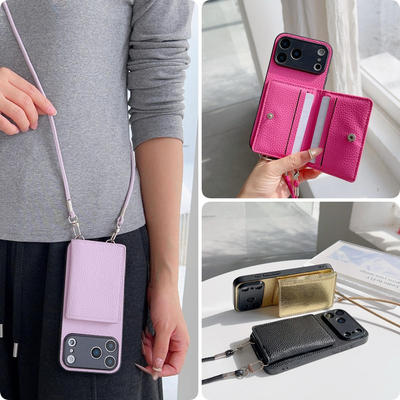 女款全包硅胶软壳时尚斜挎防摔