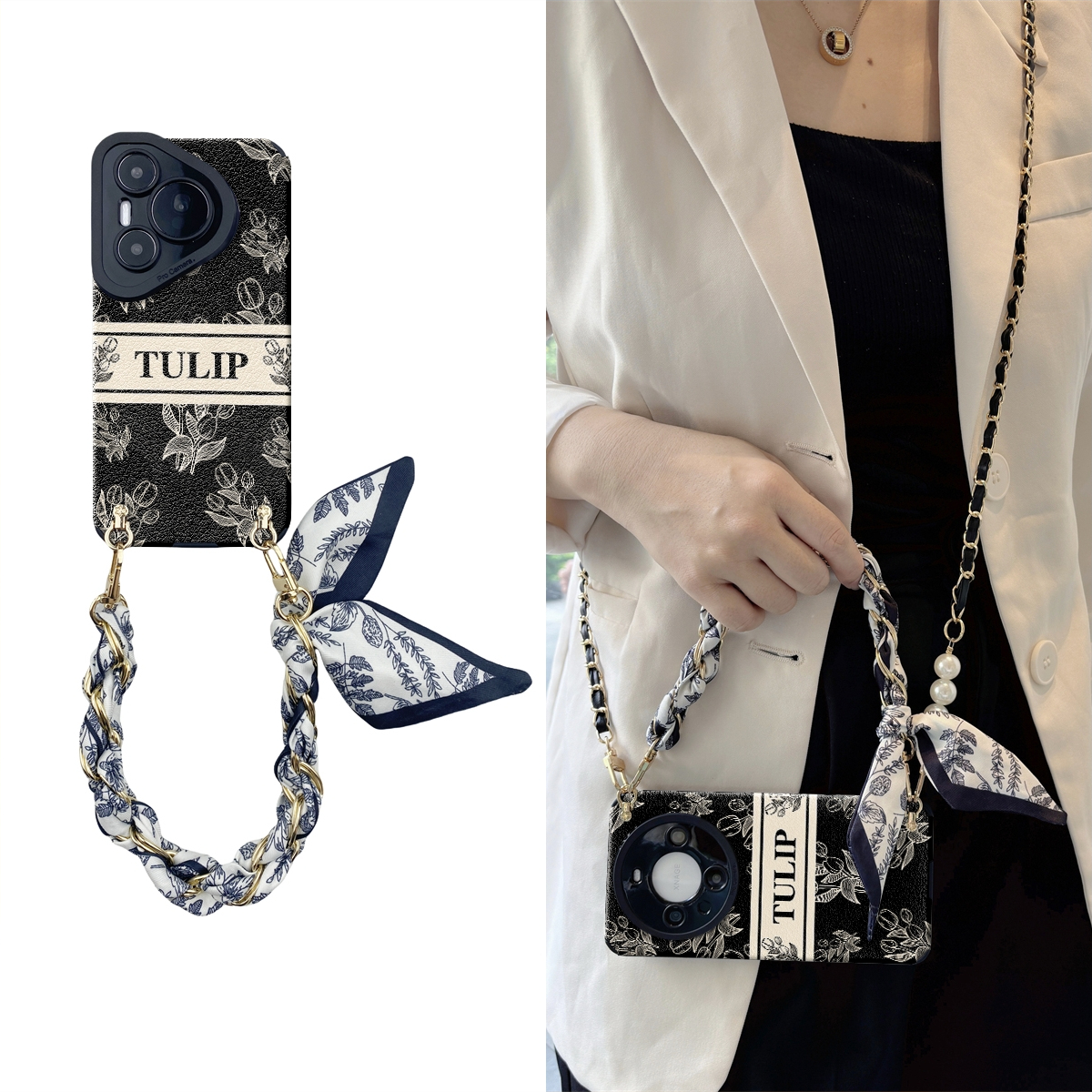 女款全包硅胶软壳时尚斜挎防摔