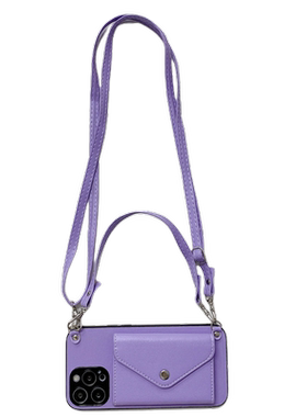 畅享斜挎皮质零钱包手机壳