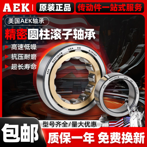 美国进口圆柱滚子轴承高速静音