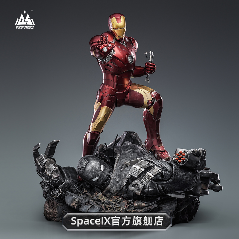 【品牌展示】Space IX & QueenStudios钢铁侠MK3 1/4全身像雕像