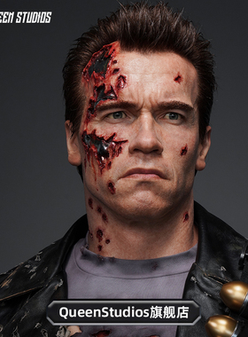 【品牌展示】QueenStudios《终结者2：审判日》终结者T8001/1胸像