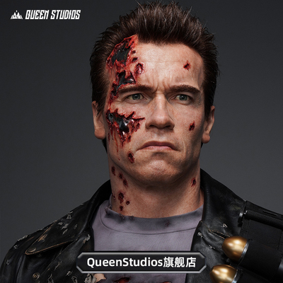 【品牌展示】QueenStudios《终结者2：审判日》终结者T8001/1胸像