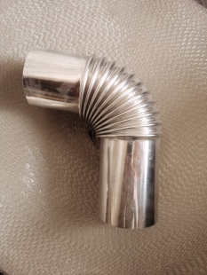 柴火灶家用农村烧木柴户外野炊土灶专用通风排烟管道烟囱万向弯头