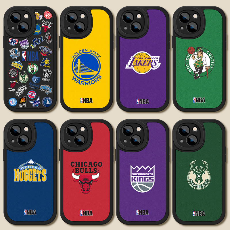 NBA队徽小羊皮手机壳勇士华为