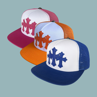 帽子十字架春夏季遮阳网帽棒球帽韩版防晒帽百搭时尚潮牌平沿ins