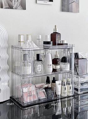 Makeup Organizer Cosmetic Storage Box Drawer Type Desktop Fi