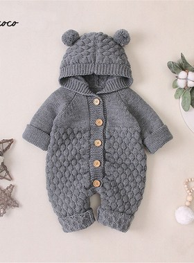 Baby boy girl Clothes New born for Winter Rompers Newborn