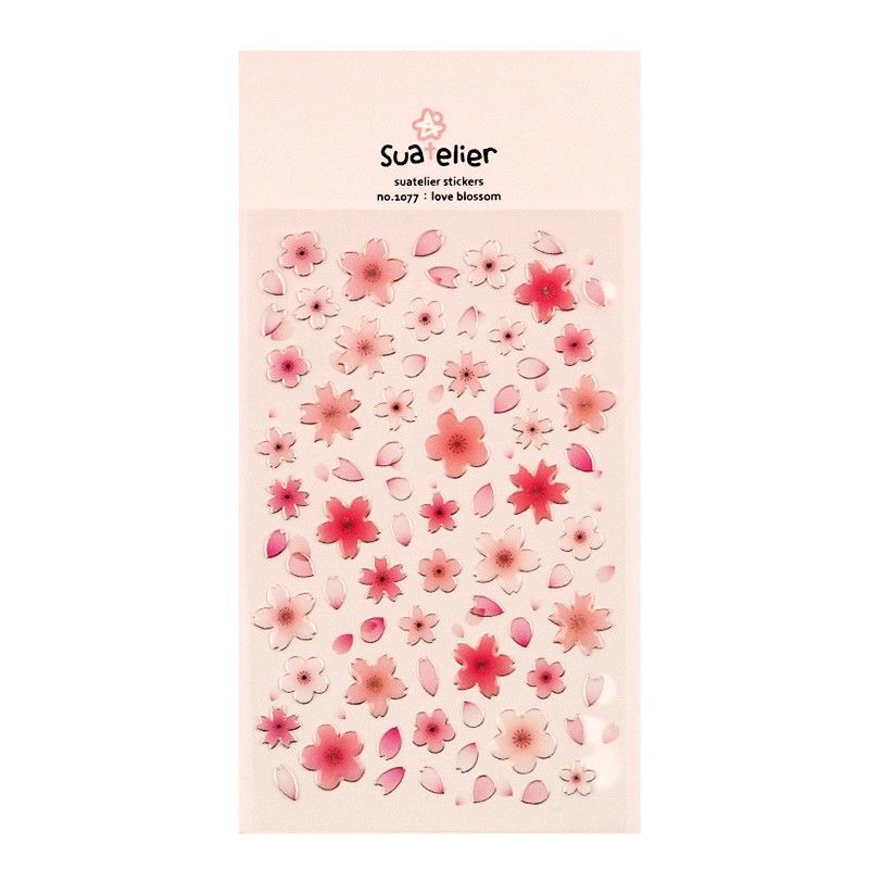 唯美浪漫樱花花瓣自粘贴纸相册手机手帐装饰贴画