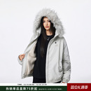 加厚毛领连帽棉衣外套防风带毛保暖棉服派克服男 Achock官方店