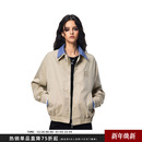 上衣男女 复古翻领夹克格子拼接短外套潮休闲工装 Achock官方店