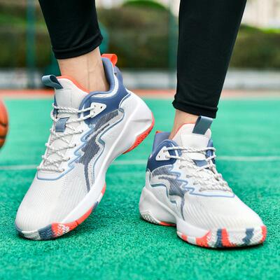 篮球运动鞋男款初中学生大码男鞋46网面47防滑耐磨48青少年网面鞋