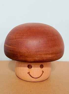 创意木制儿童玩具节日礼物男女朋友八音乐盒摆件一蘑菇精灵