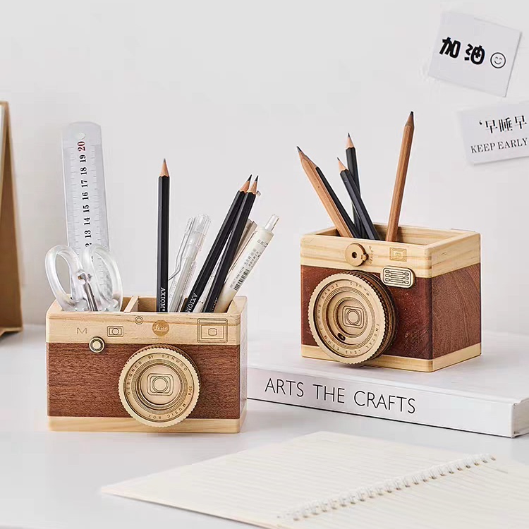 创意收纳盒可爱笔筒轻奢高级感