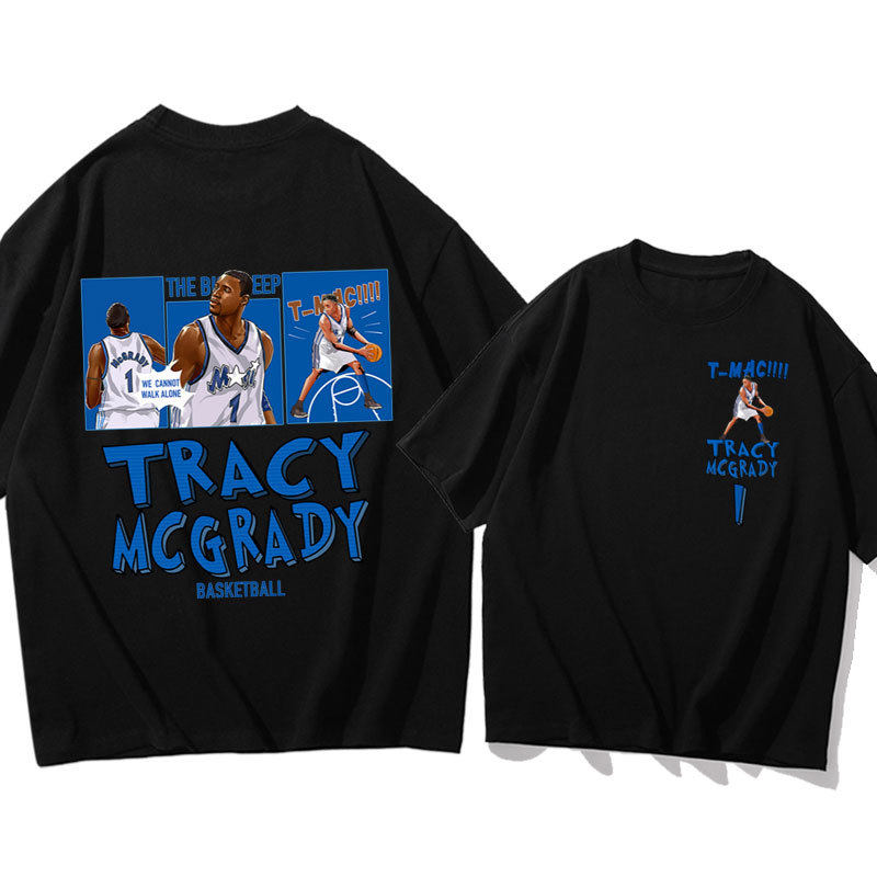麦迪短袖男装女装纯棉t恤t-mac特雷西·麦克格雷迪mcgrady篮球夏