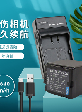 适用于松下VW-VBG260电池充电器VBG130 HMC73MC MDH1 HDC-HS200 HS250 HS100 SD9 TM20 HS20GK摄像机 USB座充
