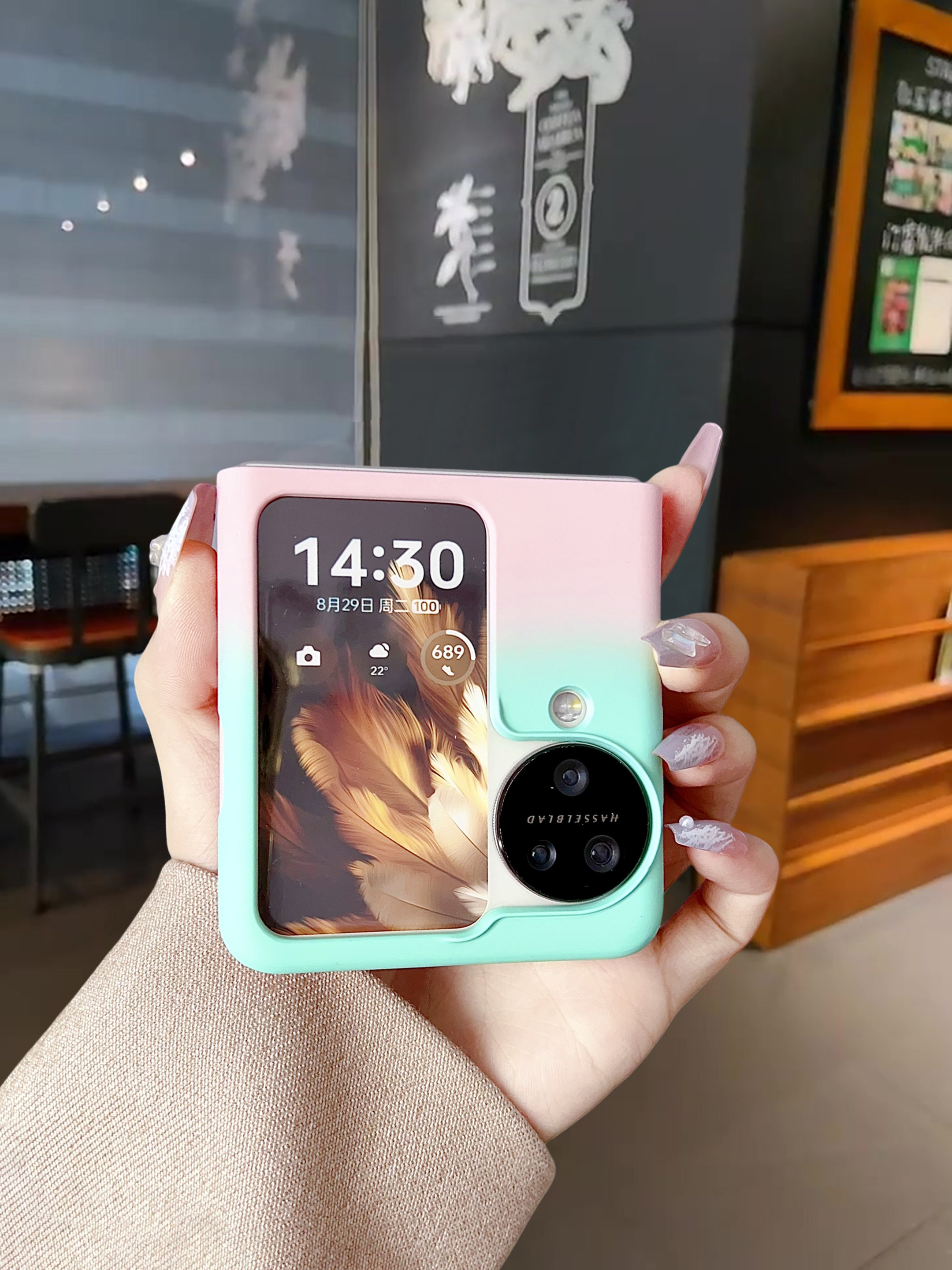 适用OPPOFindN3Flip手机壳折叠屏新款oppo find n3 flip女简约个性网红渐变磨砂肤感全包防摔保护套超薄属于什么档次？